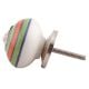 Pea Green Striped Ceramic Dresser Knobs Online